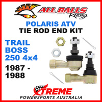 All Balls 51-1020 Polaris Trail Boss 250 4x4 1987-1988 Tie Rod End Kit
