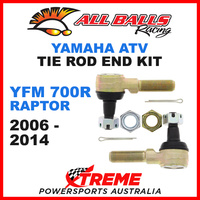 All Balls 51-1028 Yamaha YFM700R YFM 700R Raptor 2006-2014 ATV Tie Rod End Kit