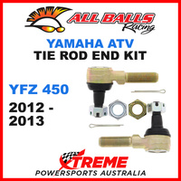 All Balls 51-1028 Yamaha YFZ 450 2012-2013 Tie Rod End Kit