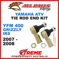 All Balls 51-1031 Yamaha YFM400 Grizzly IRS 2007-2008 ATV Tie Rod End Kit