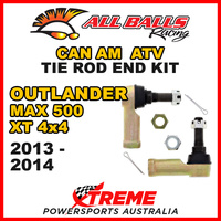 All Balls 51-1034 Can Am Outlander MAX 500 XT 4x4 2013-2014 Tie Rod End Kit