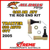All Balls 51-1034 Can Am Traxter 500 Auto CVT 2005 Tie Rod End Kit
