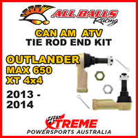 All Balls 51-1034 Can Am Outlander MAX 650 XT 4x4 2013-2014 Tie Rod End Kit
