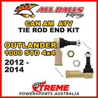 All Balls 51-1034 Can Am Outlander 1000 STD 4x4 2012-2014 Tie Rod End Kit