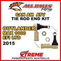All Balls 51-1034 Can Am Outlander MAX 1000 EFI LTD 2015 Tie Rod End Kit