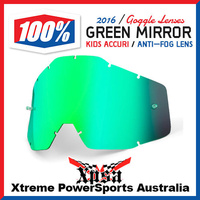 51003-005-02 100 Percent ACCURI YOUTH Replacement Lens Green Mirror/Smoke