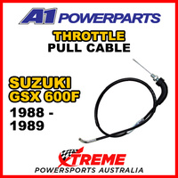 A1 Powerparts For Suzuki GSX600F GSX 600F 1988-1989 Throttle Pull Cable 52-096-10