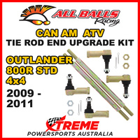 52-1024 Can AM Outlander 800R STD 4x4 2009-2011 Tie Rod End Upgrade Kit