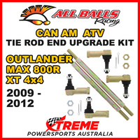 52-1024 Can AM Outlander MAX 800R XT 4x4 2009-2012 Tie Rod End Upgrade Kit