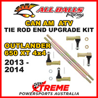 52-1025 Can Am Outlander 650 XT 4x4 2013-2014 Tie Rod End Upgrade Kit
