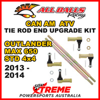 52-1025 Can Am Outlander MAX 650 STD 4x4 2013-2014 Tie Rod End Upgrade Kit