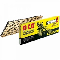 DID 520 DZ2 Gold Chain 120 - CLIP LINK CHAIN