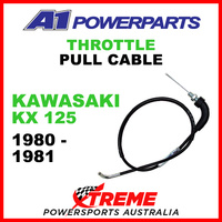 A1 Powerparts Kawasaki KX125 KX 125 1980-1981 Throttle Pull Cable 53-008-10