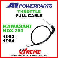 A1 Powerparts Kawasaki KDX250 KDX 250 1982-1984 Throttle Pull Cable 53-119-10