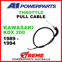 A1 Powerparts Kawasaki KDX200 KDX 200 1989-1994 Throttle Pull Cable 53-181-10