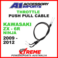 A1 Powerparts Kawasaki ZX-6R Ninja 2009-2012 Throttle Push/Pull Cable 53-415-10