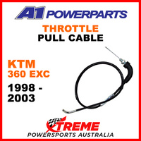 A1 Powerparts KTM 380EXC 380 EXC 1998-2003 Throttle Pull Cable 54-100-10