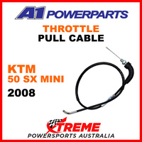 A1 Powerparts KTM 50 SX Mini 2008 Throttle Pull Cable 54-140-10