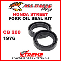 All Balls 55-104 Honda CB200 CB 200 1976 Fork Oil Seal Kit 31x43x10