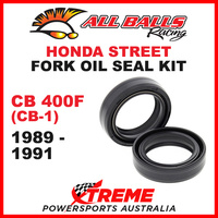 All Balls 55-107 Honda CB400F CB 400F CB1 1989-1991 Fork Oil Seal Kit 33x46x11