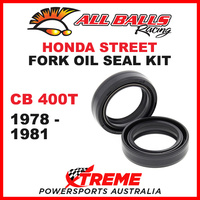 All Balls 55-107 Honda CB400T CB 400T 1978-1981 Fork Oil Seal Kit 33x46x11