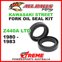 All Balls 55-107 Kawasaki Z440A Z 440A LTD 1980-1983 Fork Oil Seal Kit 33x46x11