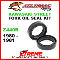 All Balls 55-107 Kawasaki Z440B Z 440B 1980-1981 Fork Oil Seal Kit 33x46x11