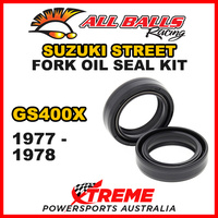 All Balls 55-107 For Suzuki GS400X GS 400X 1977-1978 Fork Oil Seal Kit 33x46x11
