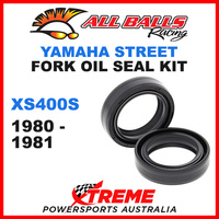 All Balls 55-107 Yamaha XS400S XS 400S 1980-1981 Fork Oil Seal Kit 33x46x11