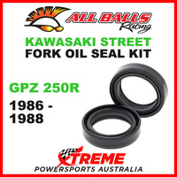 All Balls 55-108 Kawasaki GPZ250R GPZ 250R 1986-1988 Fork Oil Seal Kit 35x48x11