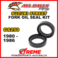 All Balls 55-108 For Suzuki GS250 GS 250 1980-1986 Fork Oil Seal Kit 35x48x11