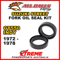 All Balls 55-108 For Suzuki GT550 Indy 1972-1978 Fork Oil Seal Kit 35x48x11