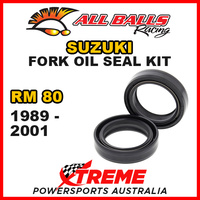 All Balls 55-108 For Suzuki RM80 RM 80 1989-2001 Fork Oil Seal Kit 35x48x11