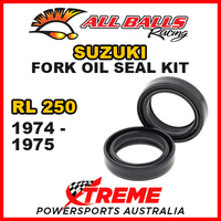 All Balls 55-108 For Suzuki RL250 RL 250 1974-1975 Fork Oil Seal Kit 35x48x11