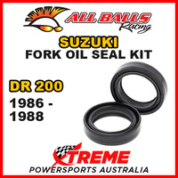 All Balls 55-108 For Suzuki DR200 DR 200 1986-1988 Fork Oil Seal Kit 35x48x11