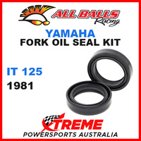 All Balls 55-108 Yamaha IT125 IT 125 1981 Fork Oil Seal Kit 35x48x11