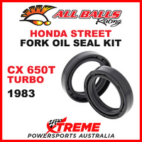 All Balls 55-111 Honda CX650T CX 650T Turbo 1983 Fork Oil Seal Kit 37x50x11