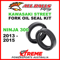 All Balls 55-111 Kawasaki Ninja 300 2013-2015 Fork Oil Seal Kit 37x50x11