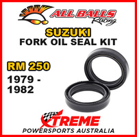 All Balls 55-112 For Suzuki RM250 RM 250 1979-1982 Fork Oil Seal Kit 38x50x10.5