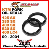 All Balls 55-114 125SX 380SX 400SX 520SX 400LC4 2000-2001 Fork Oil Seal Kit 43x52.7x9.5/10.5