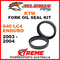 All Balls 55-114 KTM 640 LC4 Enduro 2003-2004 Fork Oil Seal Kit 43x52.7x9.5/10.5