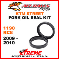 All Balls 55-114 KTM 1190 RC8 2009-2010 Fork Oil Seal Kit 43x52.7x9.5/10.5