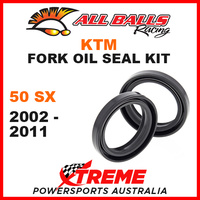 All Balls 55-115 KTM 50SX 50 SX 2002-2011 Fork Oil Seal Kit 32x42x9