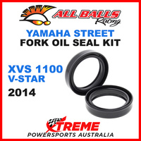 All Balls 55-116 Yamaha XVS1100 XVS 1100 V-Star 2014 Fork Oil Seal Kit 41x53x10.5