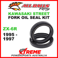 All Balls 55-117 Kawasaki ZX-6R 1995-1997 Fork Oil Seal Kit 41x53x8/10.5
