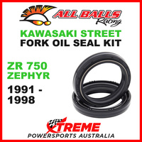 All Balls 55-117 Kawasaki ZR750 (Zephyr) 1991-1998 Fork Oil Seal Kit 41x53x8/10.5