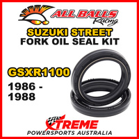 All Balls 55-117 For Suzuki GSXR1100 1986-1988 Fork Oil Seal Kit 41x53x8/10.5