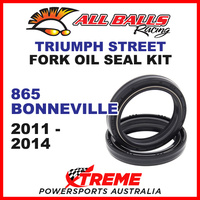 All Balls 55-117 Triumph 865 Bonneville 2011-2014 Fork Oil Seal Kit 41x53x8/10.5