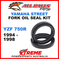 All Balls 55-117 Yamaha YZF750R YZF 750R 1994-1998 Fork Oil Seal Kit 41x53x8/10.5