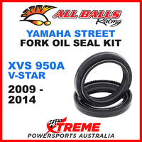 All Balls 55-117 Yamaha XVS950A XVS 950A V-Star 2009-14 Fork Oil Seal Kit 41x53x8/10.5